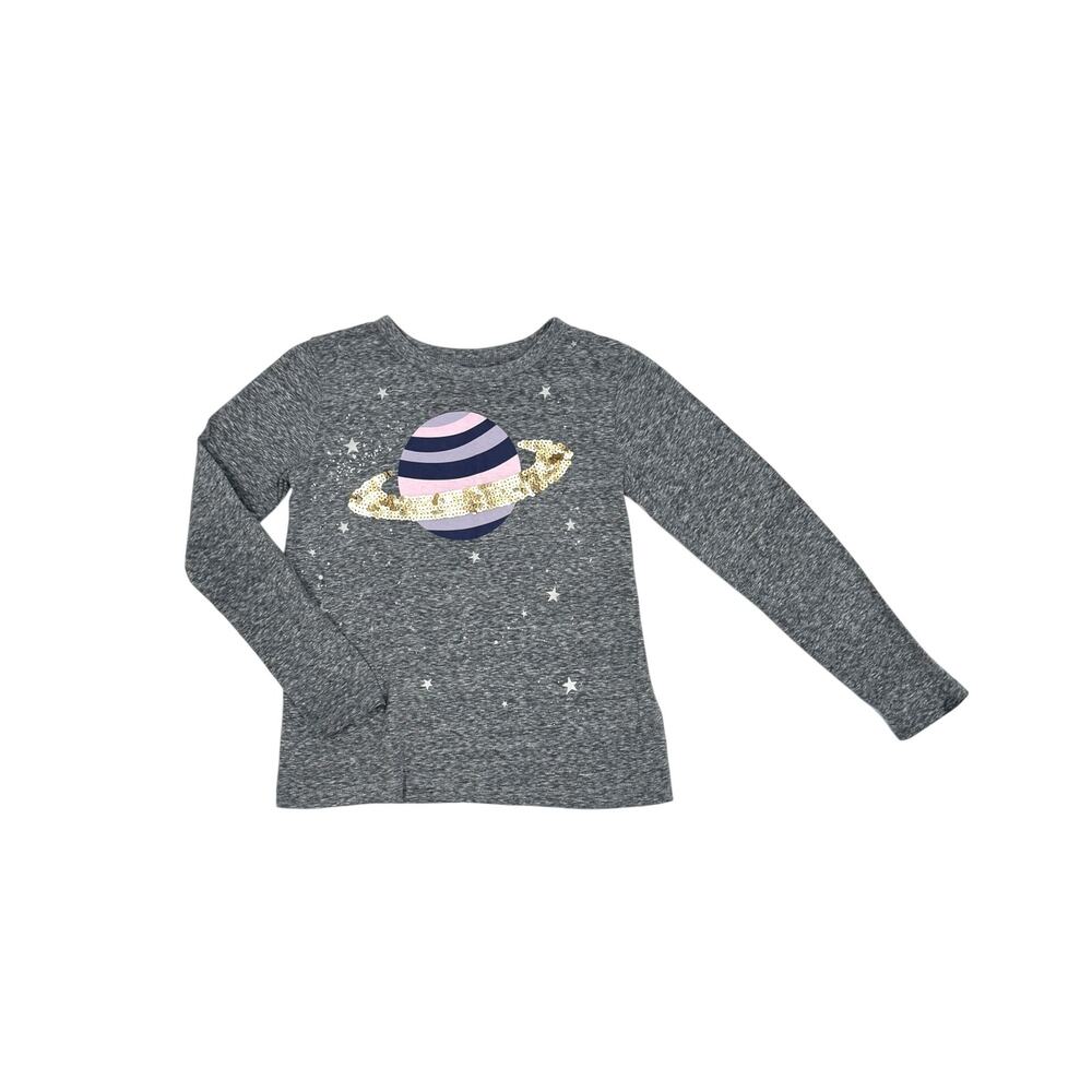 Crewcuts Girls Sequin Space Shirt